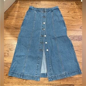 NWOT Jean Skirt